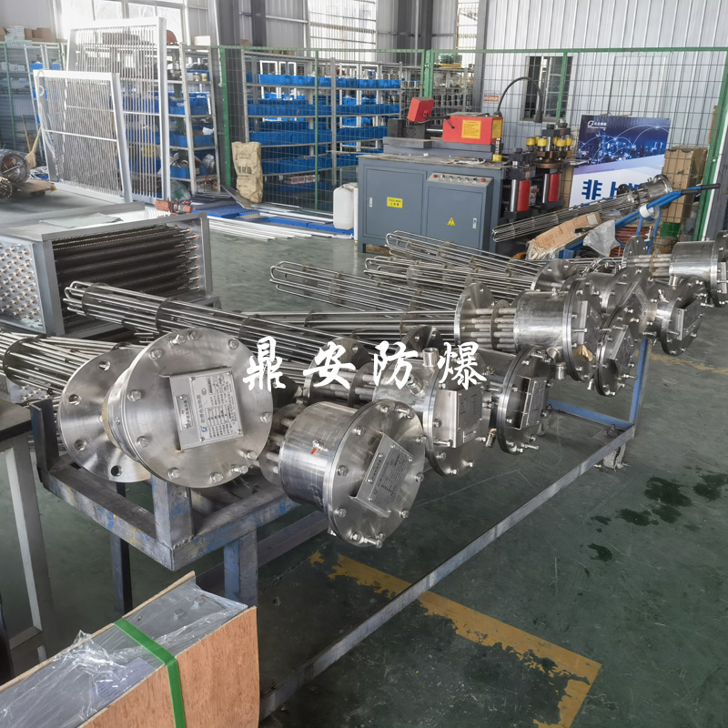 鼎安防爆 法蘭加熱管 空氣加熱器 液體加熱管